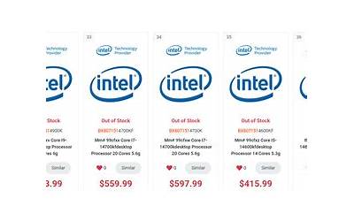 Intel 14代酷睿提前上架加拿大：涨价最多7％-图1